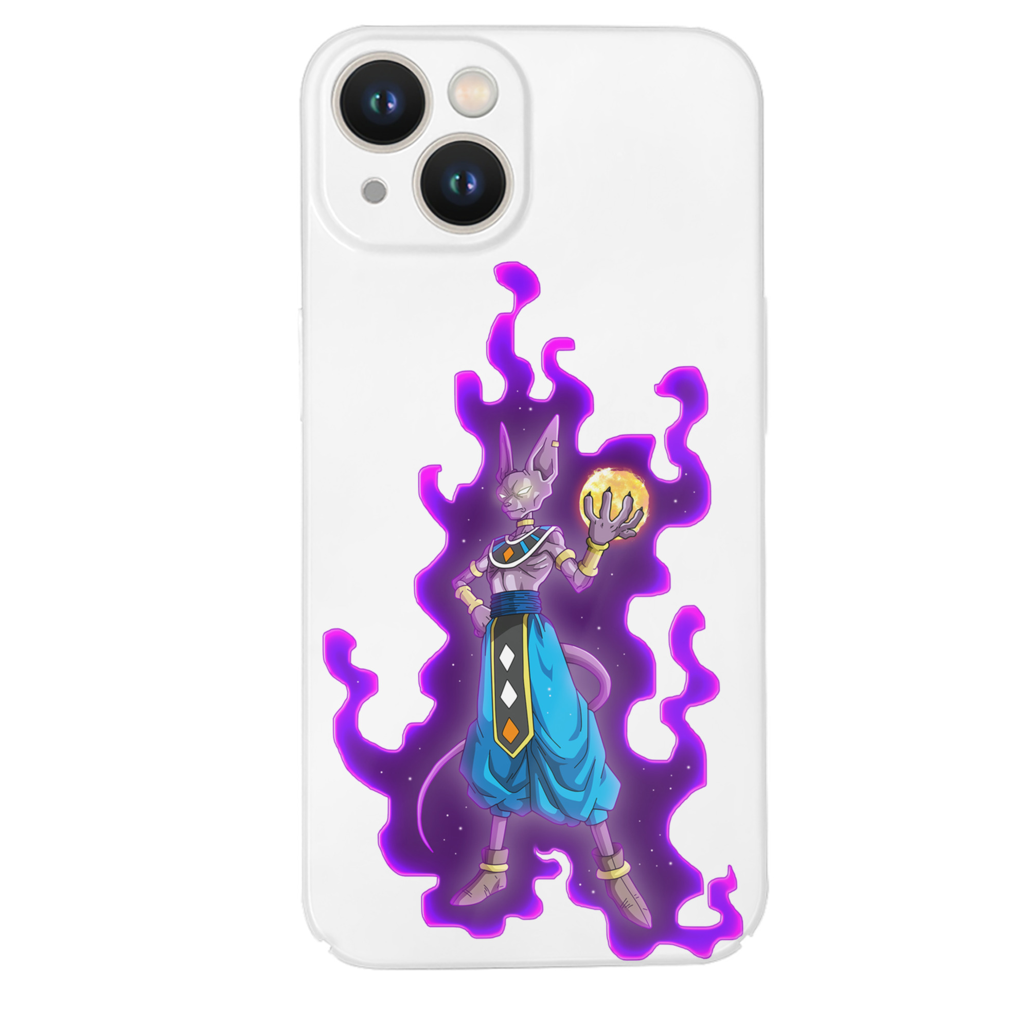 （画像用） ドラゴンボール ビルス 破壊神ビルス DRAGON BALL Beerus Birusu 【iPhone 14シリーズ対応】ハードケース
